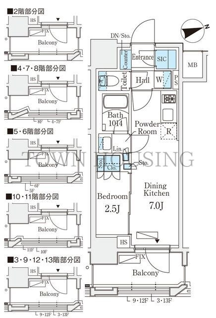 リビオメゾン御茶ノ水ＥＡＳＴの物件間取画像