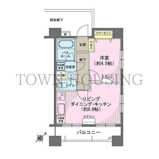 ヒルレジデンス大崎の物件間取画像