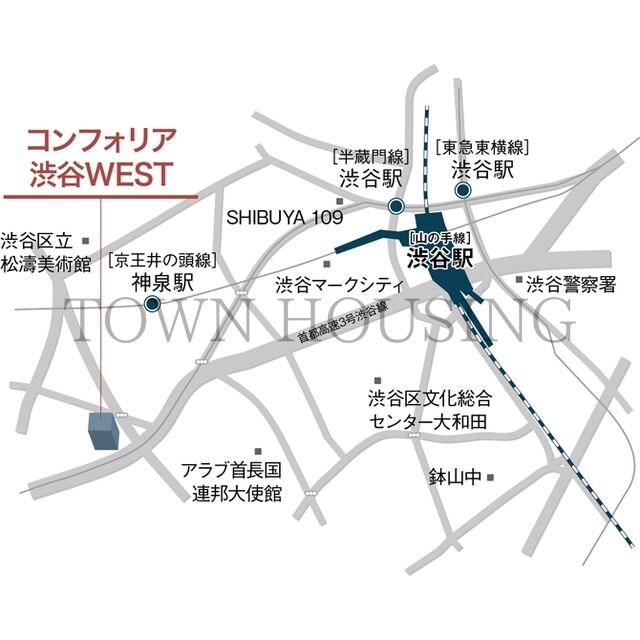 コンフォリア渋谷WESTの物件内観写真