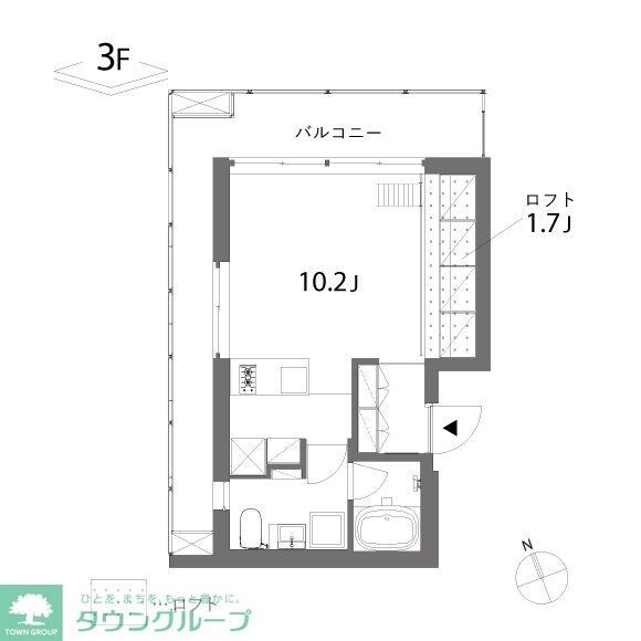 武蔵小山.Hillzの物件間取画像