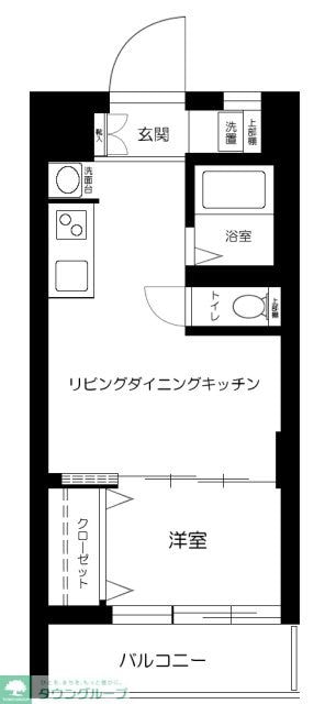 ニュー池尻マンションの物件間取画像