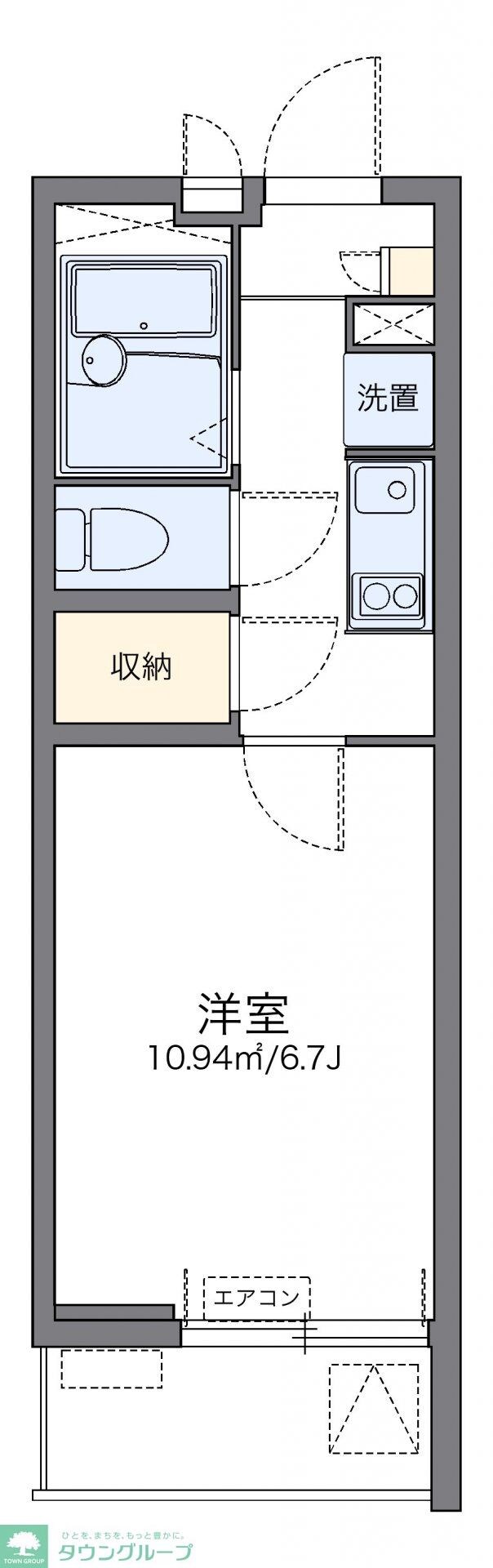 レオネクスト桜坂の物件間取画像