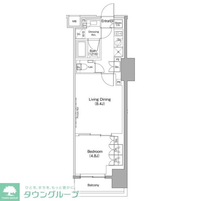 ザ・パークハビオ目黒桜邸の物件間取画像