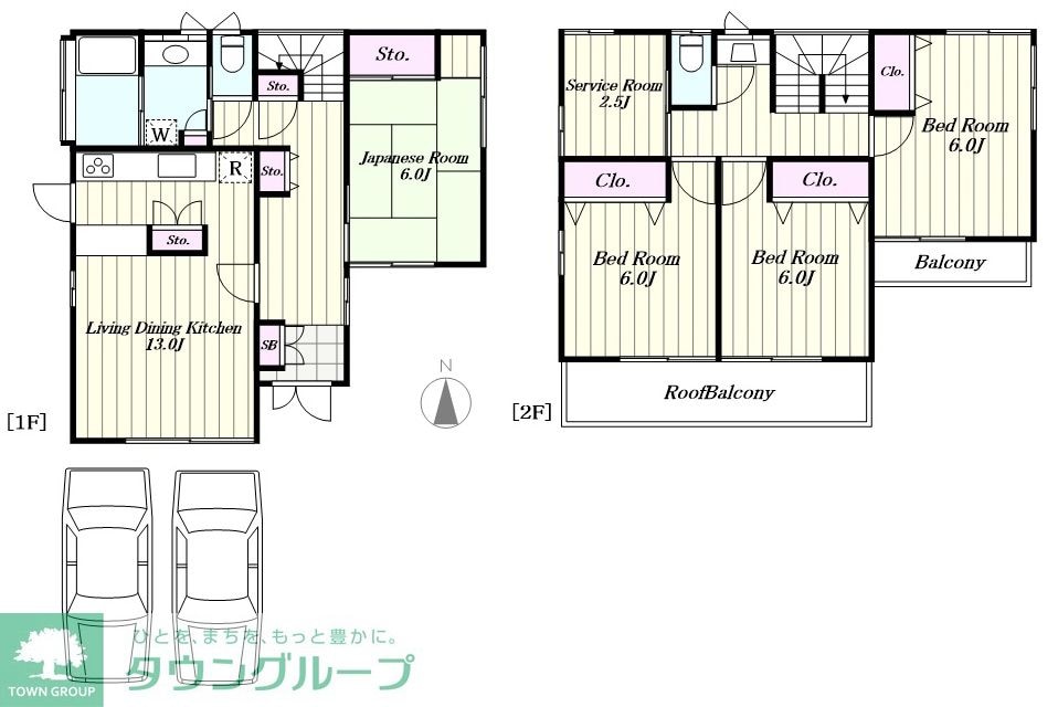 奥沢3丁目戸建ての物件間取画像