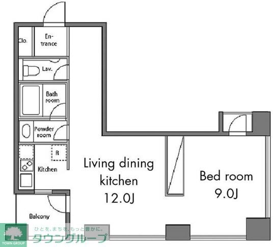 レジディアタワー麻布十番の物件間取画像