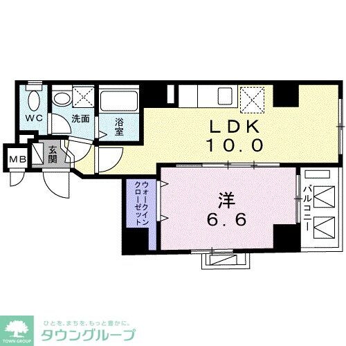 ファーストプレイスの物件間取画像