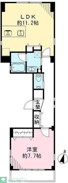 Ｉ　Ｔｅｒｒａｃｅ上野桜木の物件間取画像