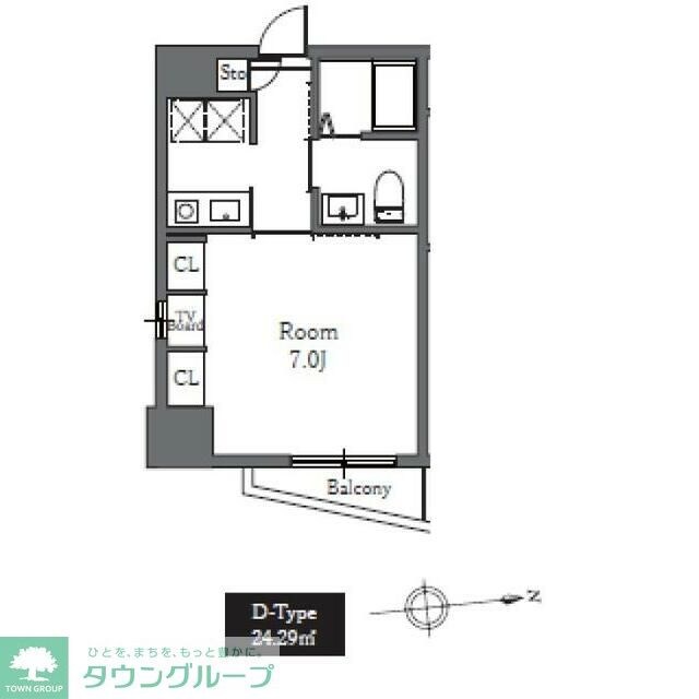 Totsu　Residence　Shibaの物件間取画像