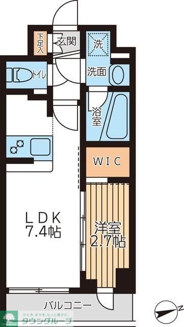 アジールコート西馬込IIの物件間取画像