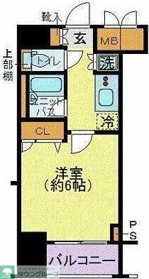 コンシェリア芝公園の物件間取画像