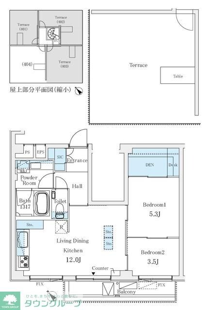 ソルテ千駄ヶ谷の物件間取画像