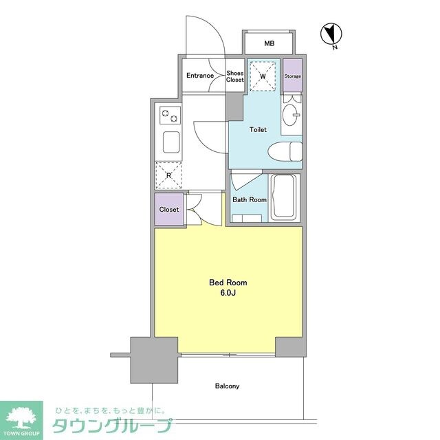 ラベイユ麻布十番の物件間取画像