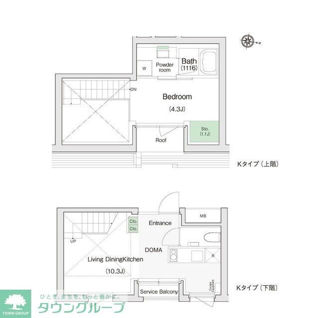 フレアージュ恵比寿の物件間取画像