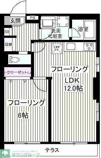 ウィンド下馬の物件間取画像