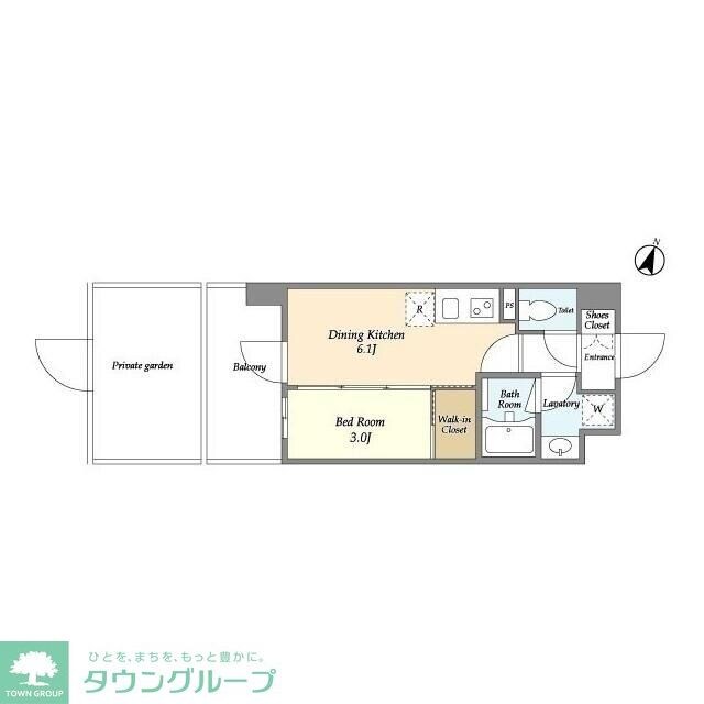 アジュールテラス目黒八雲の物件間取画像