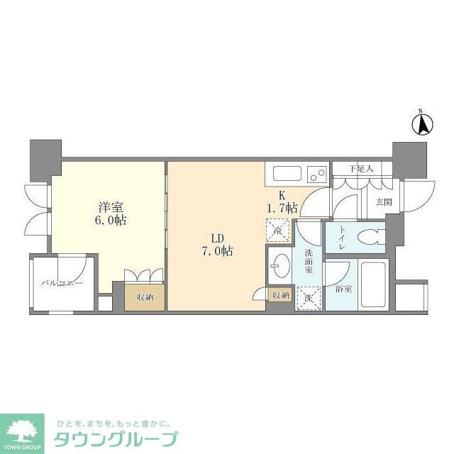 シティハウス東京新橋の物件間取画像