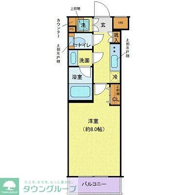 クレイシア目黒都立大学の物件間取画像