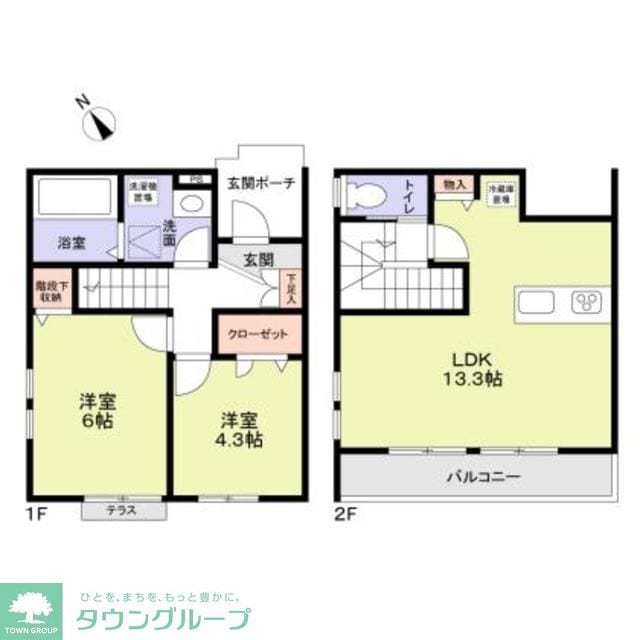 Ｎ’ｓ　ＳＱＵＡＲＥの物件間取画像