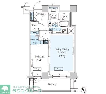 パークアクシスプレミア表参道の物件間取画像