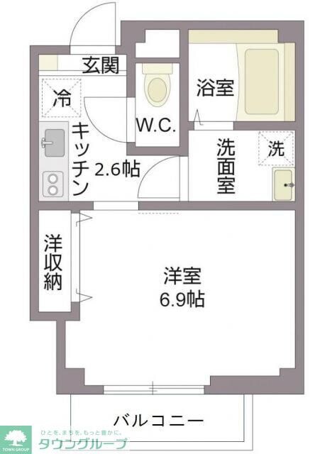 トリニティシロカネの物件間取画像