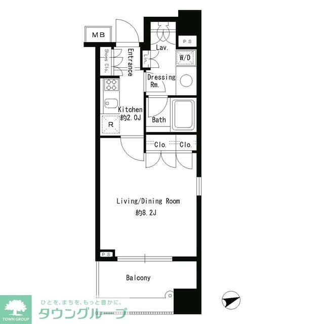 パークアクシス青山骨董通りの物件間取画像