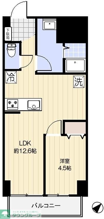 秀和青南レジデンスの物件間取画像