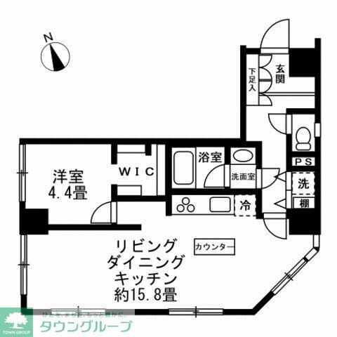 フォンテーヌ目黒の物件間取画像