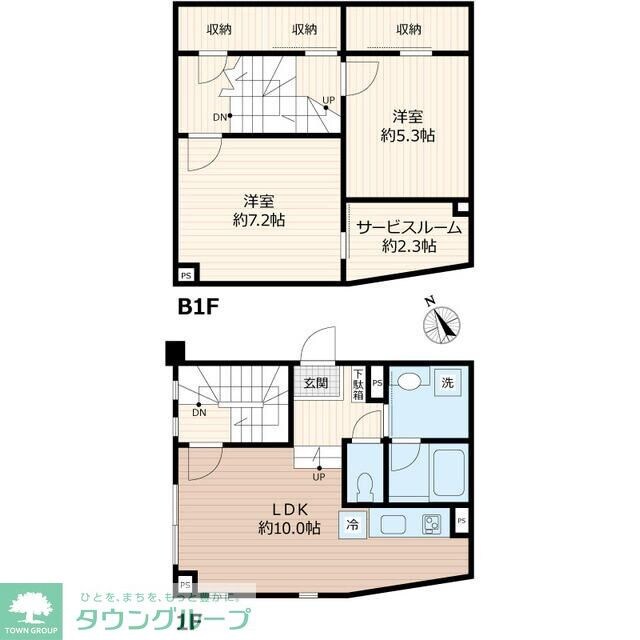 ＴＯＢＥ　北沢の物件間取画像