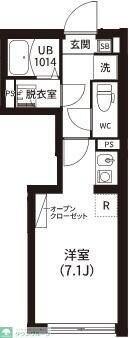 レピュア南大井レジデンスの物件間取画像