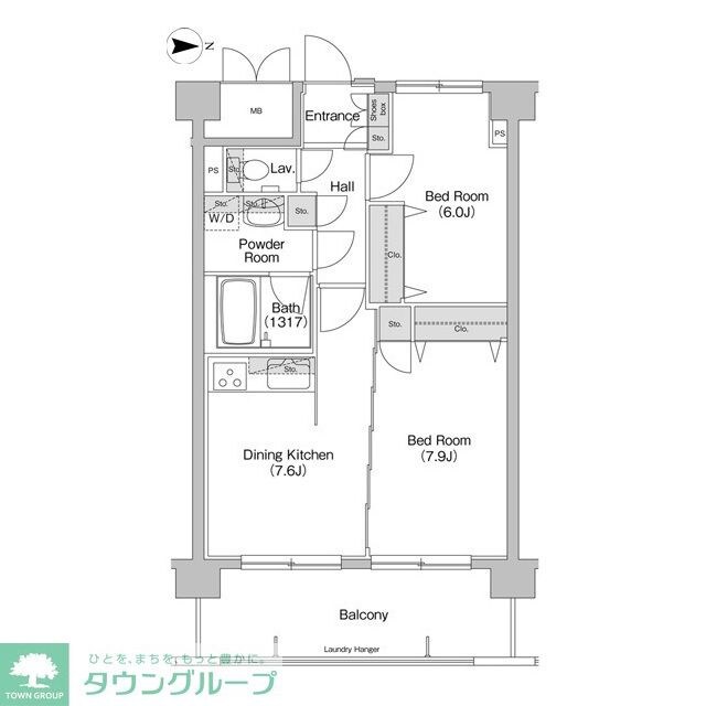 コンフォリア東品川の物件間取画像