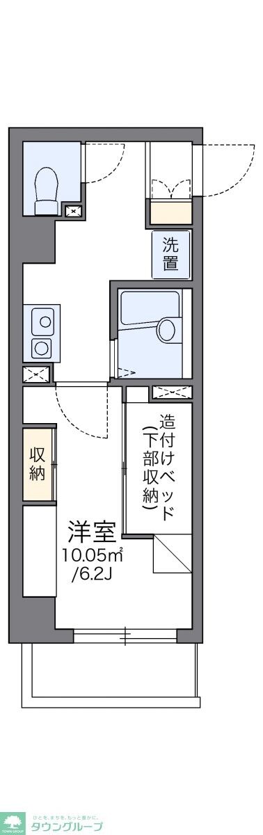 レオパレス宇田川町マンションの物件間取画像