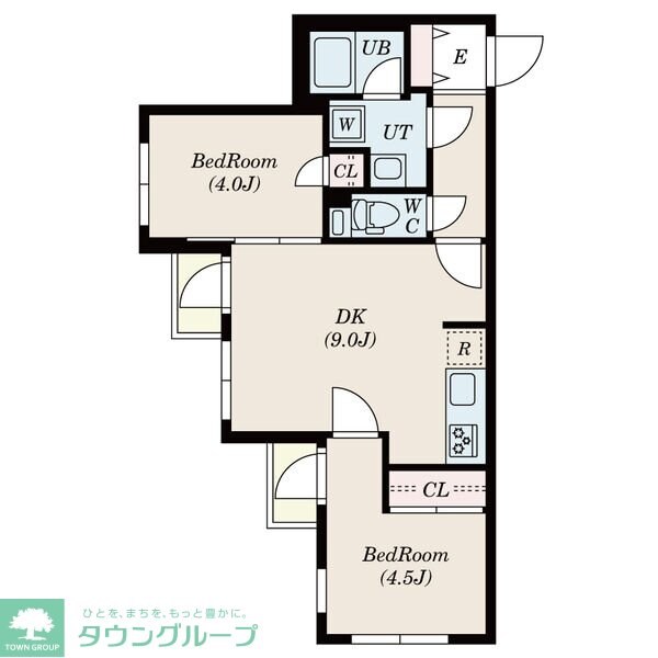 ゲートマークス三軒茶屋の物件間取画像