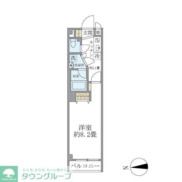 サウダージ自由が丘の物件間取画像