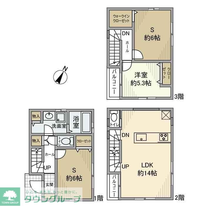 上小町戸建の物件間取画像
