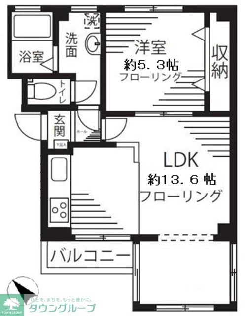 ボヌール浦和の物件間取画像