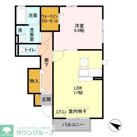 センシアの物件間取画像