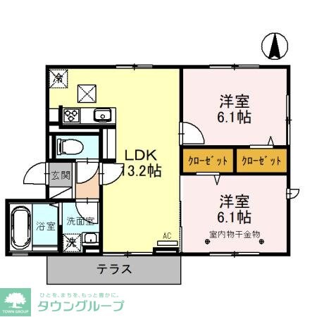 物件間取画像