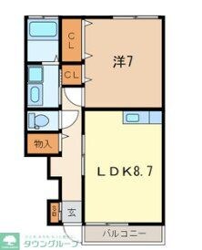 ラッキーヒルズ２　９１７０１４の物件間取画像