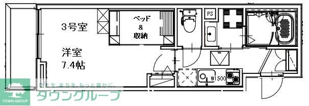 アクシーズ南浦和３丁目の物件間取画像