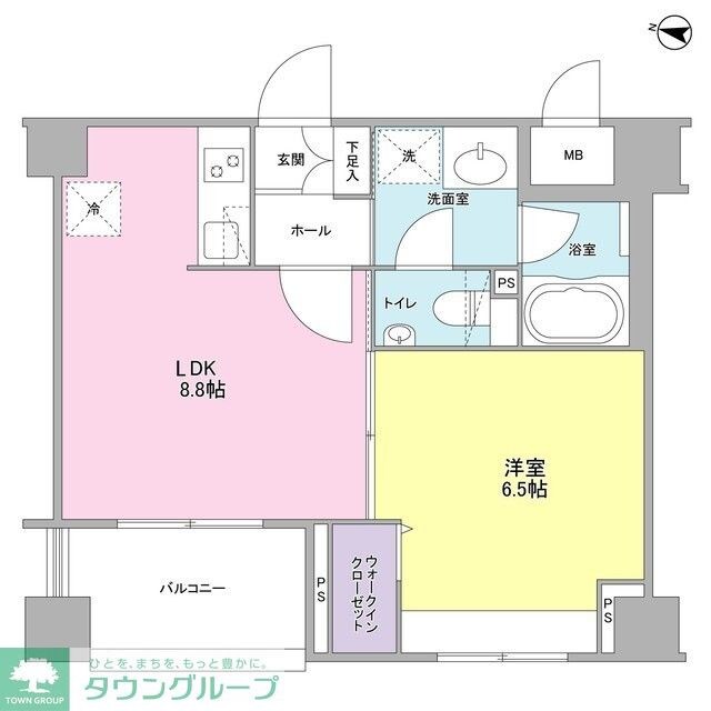 ソアラノーム北浦和の物件間取画像