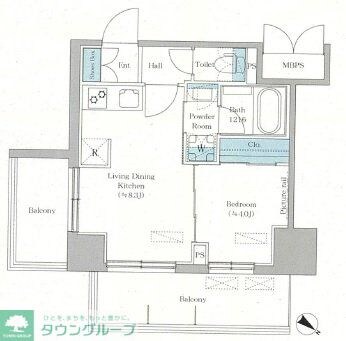 La Clair南浦和（ラクレールミナミウラワ）の物件間取画像