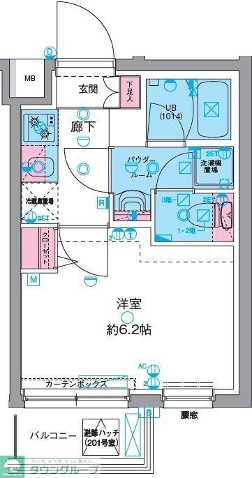 GENOVIA町田の物件間取画像