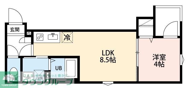 LUNA COURTの物件間取画像