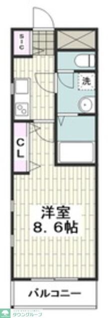 ラフィネサウスの物件間取画像