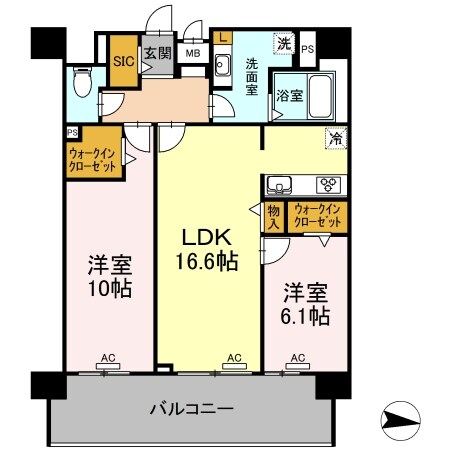 L'ENVOL MEIEkIの物件間取画像