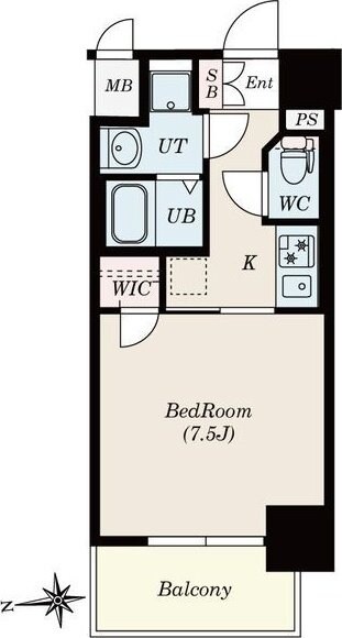 S-RESIDENCE尾頭橋の物件間取画像