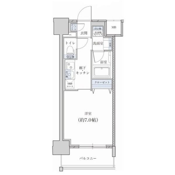 レジデンス東別院スクエアIIの物件間取画像