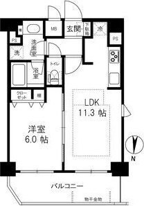 プレサンス泉シティアークの物件間取画像