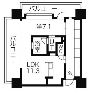 アーデン泉プレミアの物件間取画像