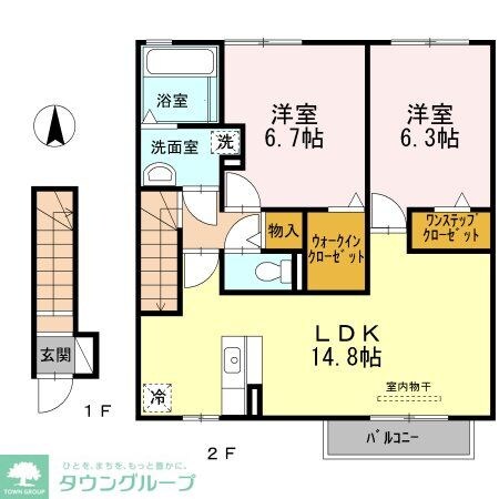 ファルツ宿跡の物件間取画像